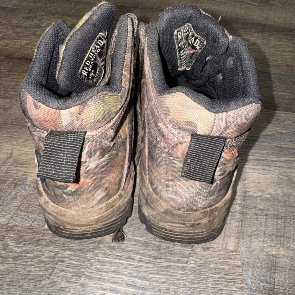 RedHead Waterproof Camo Hiking Boots True Timber Kanati 7705K-TTK Kids Size 3